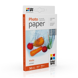 ColorWay 10x15, 190 g/m², 50 sheets, matte - Photo paper PM1900504R