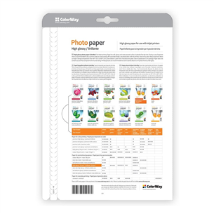 ColorWay High Glossy Photo Paper, 50 loksnes, A4, 200 g/m² - Fotopapīrs