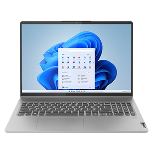 Lenovo IdeaPad Flex 5 16ABR8, 16'', skārienjutīgs, WUXGA, Ryzen 5, 16 GB, 512 GB, ENG, pelēka - Portatīvais dators 82XY0063LT