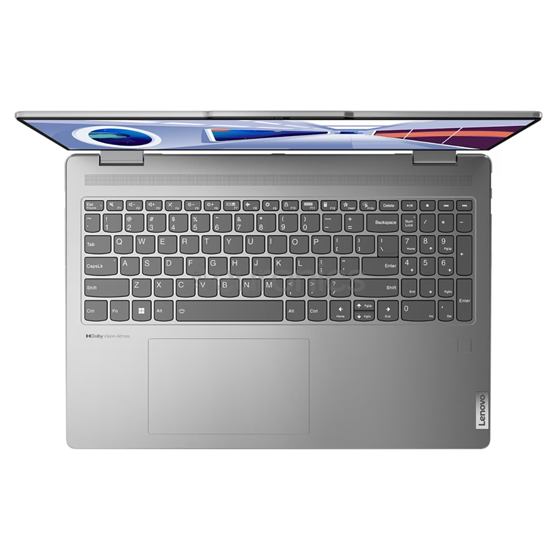 Lenovo Yoga 7 16ARP8, 16'', touch, WUXGA, Ryzen 5, 16 GB, 512 GB, Radeon 660M, SWE, arctic gray - Notebook