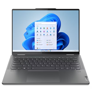 Lenovo Yoga 7 14ARP8, 14'', skārienjutīgs, OLED, WUXGA, Ryzen 5, 16 GB, 512 GB, Radeon 660M, ENG, pelēka - Portatīvais dators