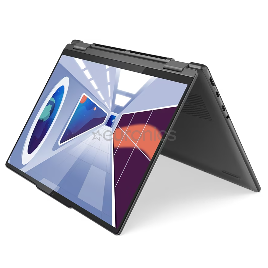 Lenovo Yoga 7 14ARP8, 14'', сенсорный, OLED, WUXGA, Ryzen 5, 16 ГБ, 512 ГБ, Radeon 660M, SWE, серый - Ноутбук