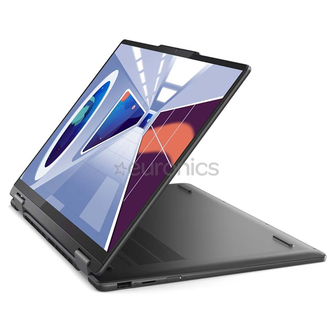 Lenovo Yoga 7 14ARP8, 14'', сенсорный, OLED, WUXGA, Ryzen 5, 16 ГБ, 512 ГБ, Radeon 660M, SWE, серый - Ноутбук