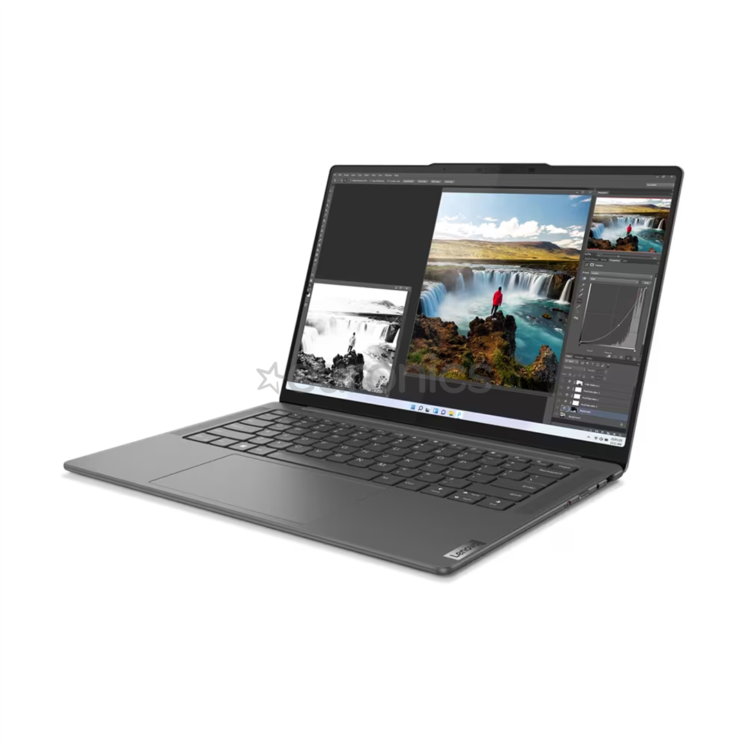 Lenovo Yoga Pro 7 14ARP8, 14.5'', 2.5K, Ryzen 5, 16 GB, 512 GB, Radeon 660M, SWE, pelēka - Portatīvais dators