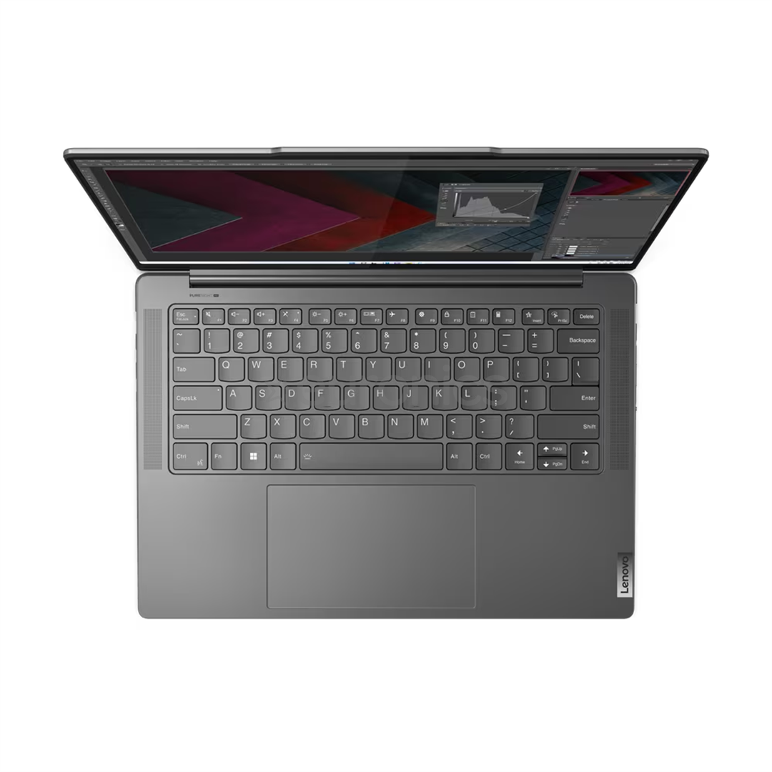 Lenovo Yoga Pro 7 14ARP8, 14.5'', 2.5K, Ryzen 5, 16 GB, 512 GB, Radeon 660M, SWE, pelēka - Portatīvais dators