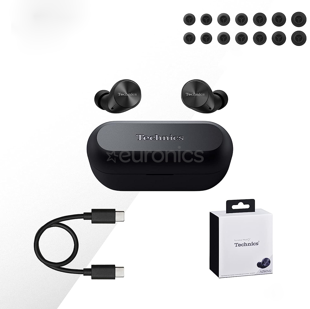 Technics AZ60M2, melna - Bezvadu austiņas