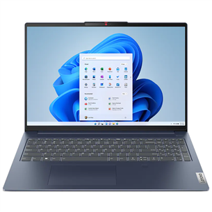 Lenovo IdeaPad Slim 5 16IAH8, 16'', WUXGA, i5, 16 GB, 512 GB, ENG, zila - Portatīvais dators 83BG002PLT