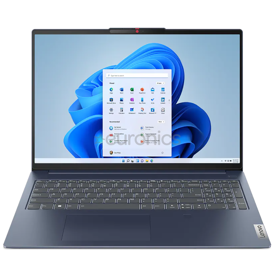 Lenovo IdeaPad Slim 5 16IAH8, 16'', WUXGA, i5, 16 ГБ, 512 ГБ, ENG, синий - Ноутбук
