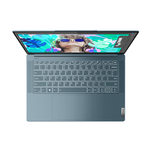 Lenovo Yoga Slim 7 14APU8, 14,5'', OLED, 2.9K, Ryzen 7, 16 ГБ, 1 ТБ, Radeon 780M, SWE, бирюзовый - Ноутбук