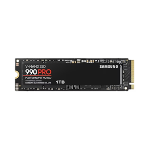 Samsung 990 PRO, 1 TB, PCIe 4.0 NVMe M.2, black - SSD