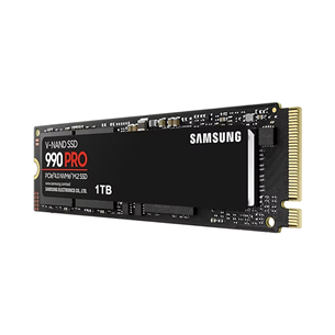 Samsung 990 PRO, 1 ТБ, PCIe 4.0 NVMe M.2, черный - SSD