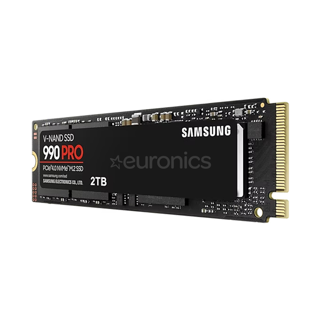 Samsung 990 PRO, 2 ТБ, PCIe 4.0 NVMe M.2, черный - SSD