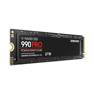 Samsung 990 PRO, 2 ТБ, PCIe 4.0 NVMe M.2, черный - SSD