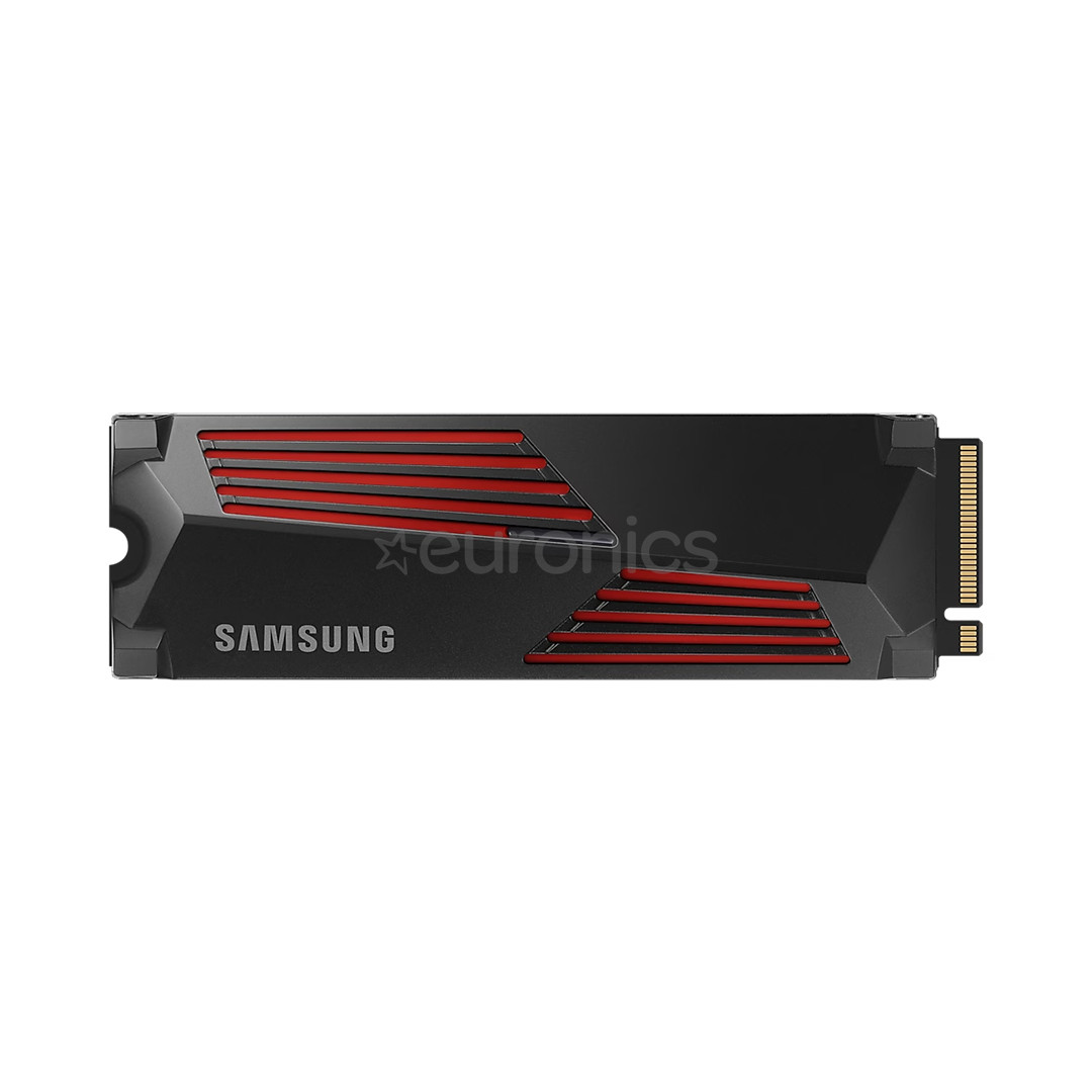 Samsung 990 PRO with Heatsink, 2 ТБ, PCIe 4.0 NVMe M.2, черный - SSD