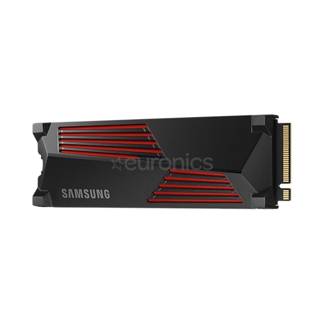 Samsung 990 PRO with Heatsink, 2 ТБ, PCIe 4.0 NVMe M.2, черный - SSD