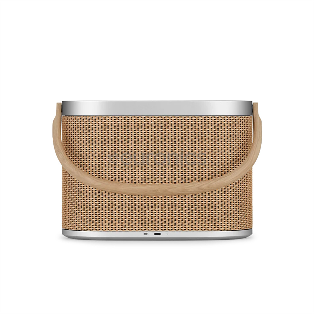 Bang & Olufsen Beosound A5, sudraba/bēša - Portatīvais bezvadu skaļrunis