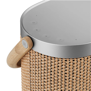 Bang & Olufsen Beosound A5, sudraba/bēša - Portatīvais bezvadu skaļrunis