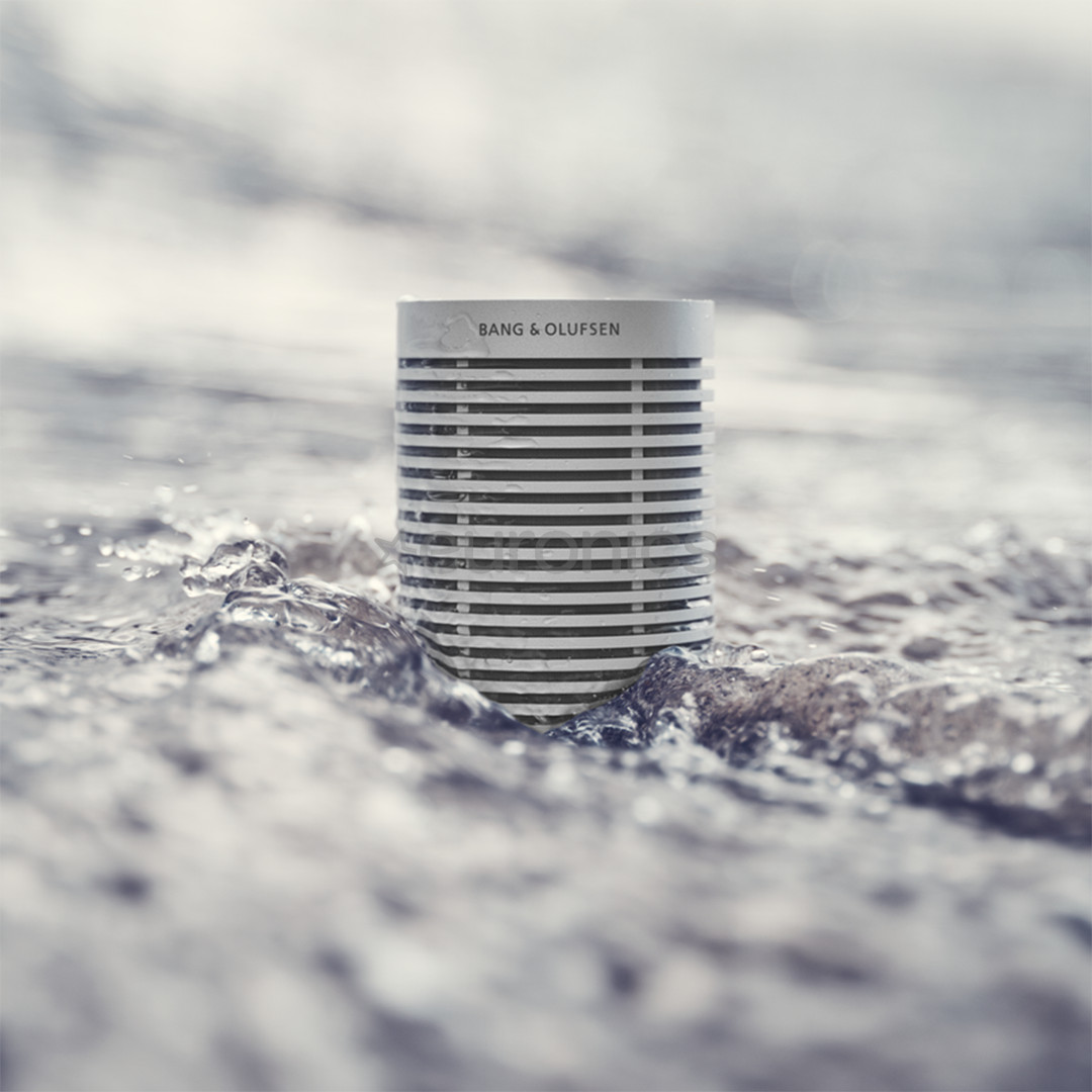 Bang & Olufsen Beosound Explore, gaiši pelēka - Portatīvais bezvadu skaļrunis