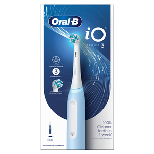 Braun Oral-B iO3, gaiši zila - Elektriskā zobu birste