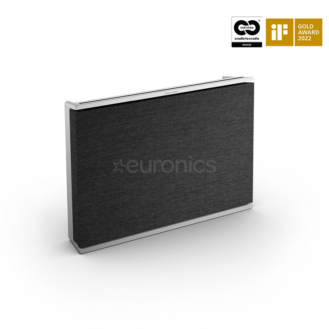 Bang & Olufsen Beosound Level, alumīnija/tumši pelēka - Portatīvais bezvadu skaļrunis