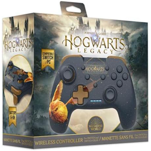 Freaks and Geeks Hogwarts Legacy Golden Snidget Controller, Nintendo Switch, PC, melna - Bezvadu kontrolieris
