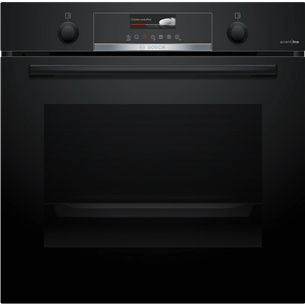 Bosch Serie 6, pyrolytic cleaning, 71 L, black - Built-in Oven