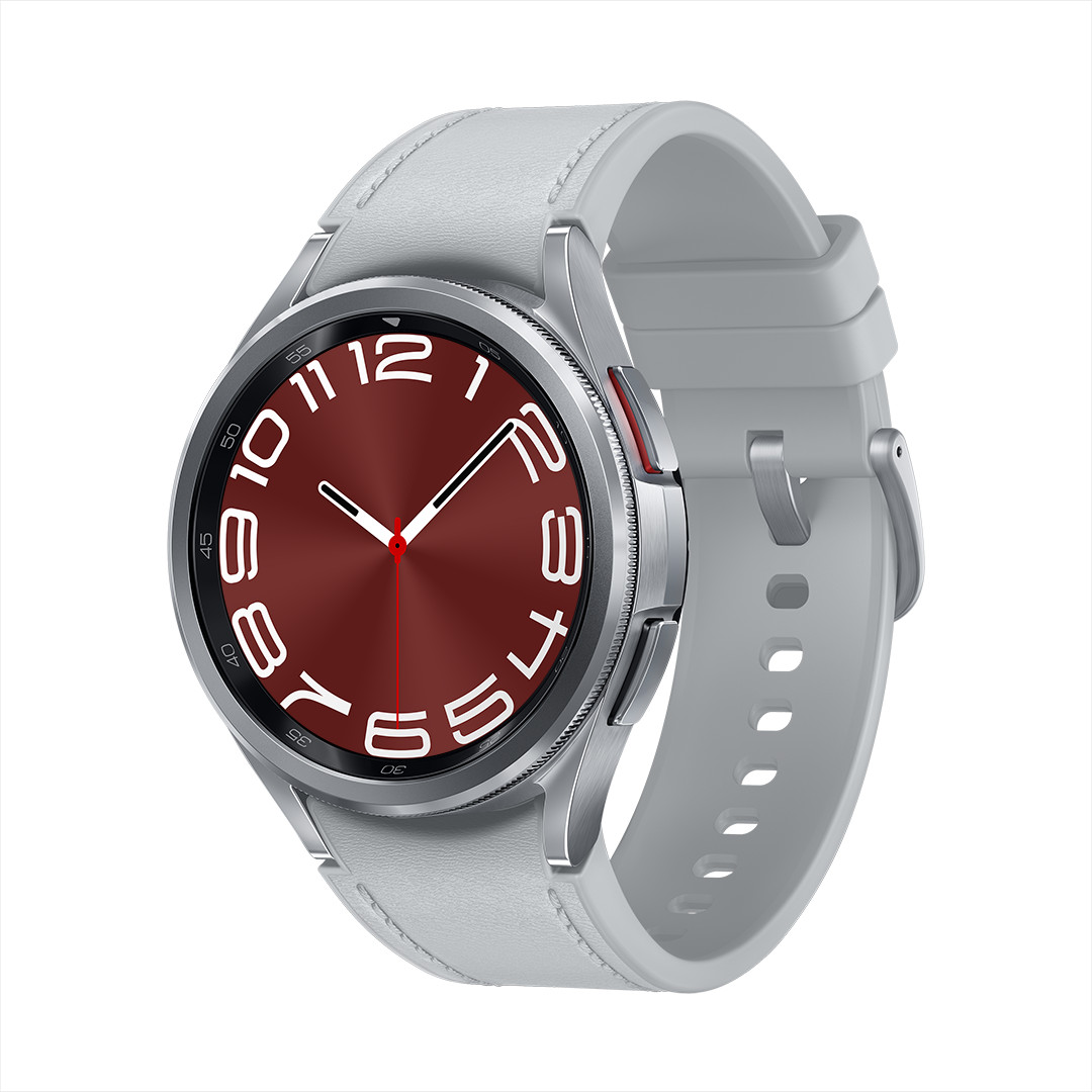 Samsung Watch6 Classic, 43 mm, LTE, sudraba - Viedpulkstenis