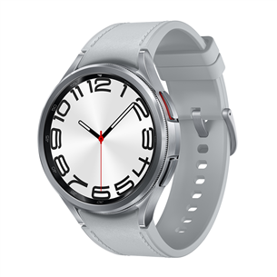 Samsung Watch6 Classic, 47 mm, BT, sudraba - Viedpulkstenis