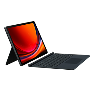 Samsung Galaxy Tab S9 Book Cover Keyboard, black - Keyboard case EF-DX715UBEGWW