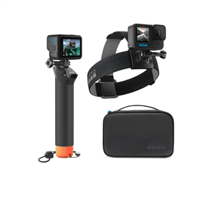 GoPro Adventure Kit 3.0, melna - GoPro piederumu komplekts AKTES-003