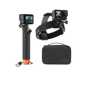 GoPro Adventure Kit 3.0, melna - GoPro piederumu komplekts