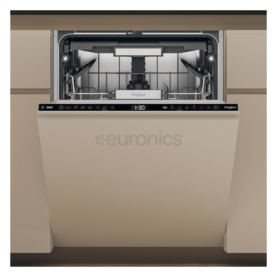 Whirlpool, 15 place settings, width 60 cm - Built-in dishwasher