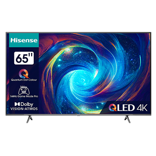 Hisense E7KQ PRO, 65'', Ultra HD, QLED, black - TV