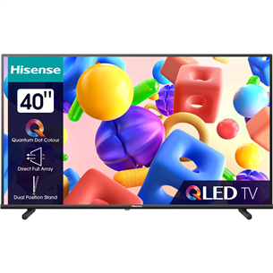 Hisense A5KQ, 40", Full HD, QLED, melna - Televizors