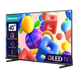 Hisense A5KQ, 40", Full HD, QLED, black - TV