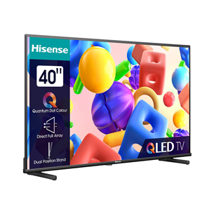 Hisense A5KQ, 40", Full HD, QLED, melna - Televizors