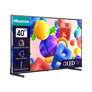 Hisense A5KQ, 40", Full HD, QLED, черный - Телевизор