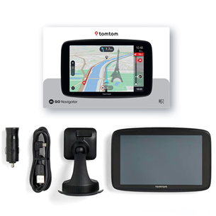 TomTom GO Navigator, 6", melna - GPS navigācija