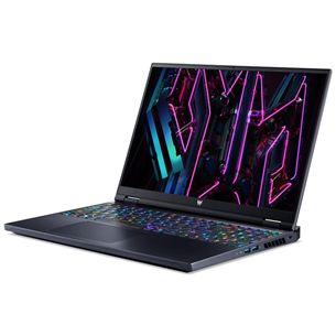 Acer Predator Helios 16, WQXGA, 240 Hz, i9, 32 GB, 2 TB, RTX 4080, ENG, melna - Portatīvais dators
