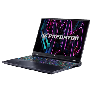 Acer Predator Helios 18, WQXGA, 165 Hz, i7, 16 GB, 1 TB, RTX 4070, ENG, melna - Portatīvais dators