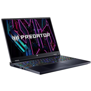 Acer Predator Helios 18, WQXGA, 165 Hz, i7, 16 GB, 1 TB, RTX 4070, ENG, melna - Portatīvais dators