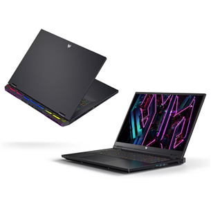 Acer Predator Helios 18, WQXGA, 165 Hz, i7, 16 GB, 1 TB, RTX 4070, ENG, melna - Portatīvais dators