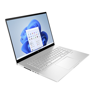 HP Envy Laptop 16-h1000ny, WQXGA, i7, 16 GB, 512 GB, RTX 4060, ENG, sudraba - Portatīvais dators