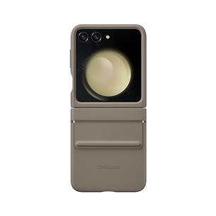 Samsung Flap Eco-Leather Case, Galaxy Flip5, etoupe - Case EF-VF731PAEGWW