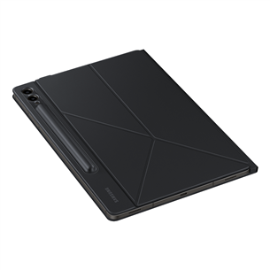 Samsung Galaxy Tab S9+ / S9+ FE Smart Book Cover, melna - Apvalks planšetdatoram