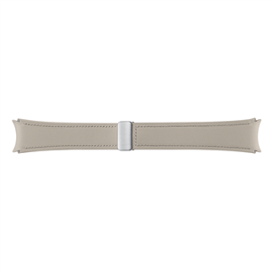 Samsung Galaxy Watch6 D-Buckle Hybrid Eco-Leather Band, M/L, бежевый - Ремешок для часов ET-SHR94LAEGEU