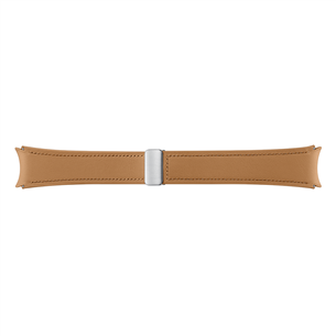 Samsung Galaxy Watch D-Buckle Hybrid Eco-Leather Band, M/L, brūna - Siksniņa pulkstenim ET-SHR94LDEGEU