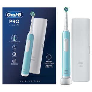 Braun Oral-B Pro Series 1, gaiši zila - Elektriskā zobu birste PROSERIES1BLUE