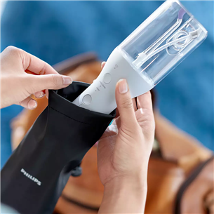 Philips Sonicare Cordless Power Flosser 3000, balta - Zobu starpu tīrītājs