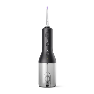 Philips Sonicare Cordless Power Flosser 3000, melna - Zobu starpu tīrītājs